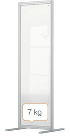 Nobo Premium Plus Clear Acrylic Protective Room Divider Screen Modular System 600 x 1800mm, view 8