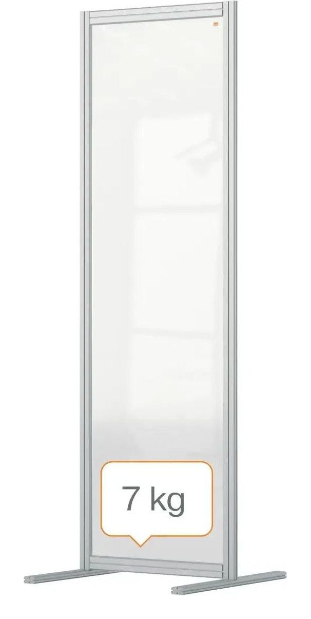 Nobo Premium Plus Clear Acrylic Protective Room Divider Screen Modular System 600 x 1800mm, view 8