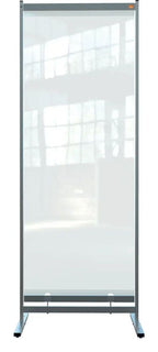 Nobo Premium Plus Clear PVC Free Standing Protective Room Divider Screen 780 x 2060mm