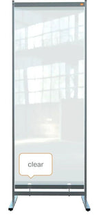 Nobo Premium Plus Clear PVC Free Standing Protective Room Divider Screen 780 x 2060mm, view 10