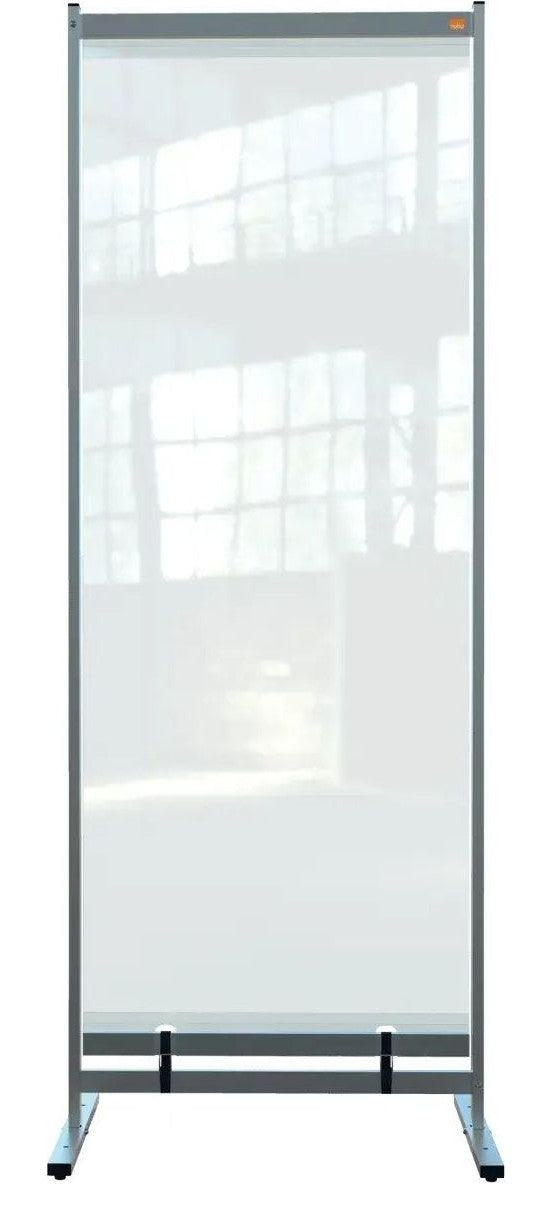Nobo Premium Plus Clear PVC Free Standing Protective Room Divider Screen 780 x 2060mm, view 5