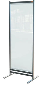 Nobo Premium Plus Clear PVC Free Standing Protective Room Divider Screen 780 x 2060mm, view 6