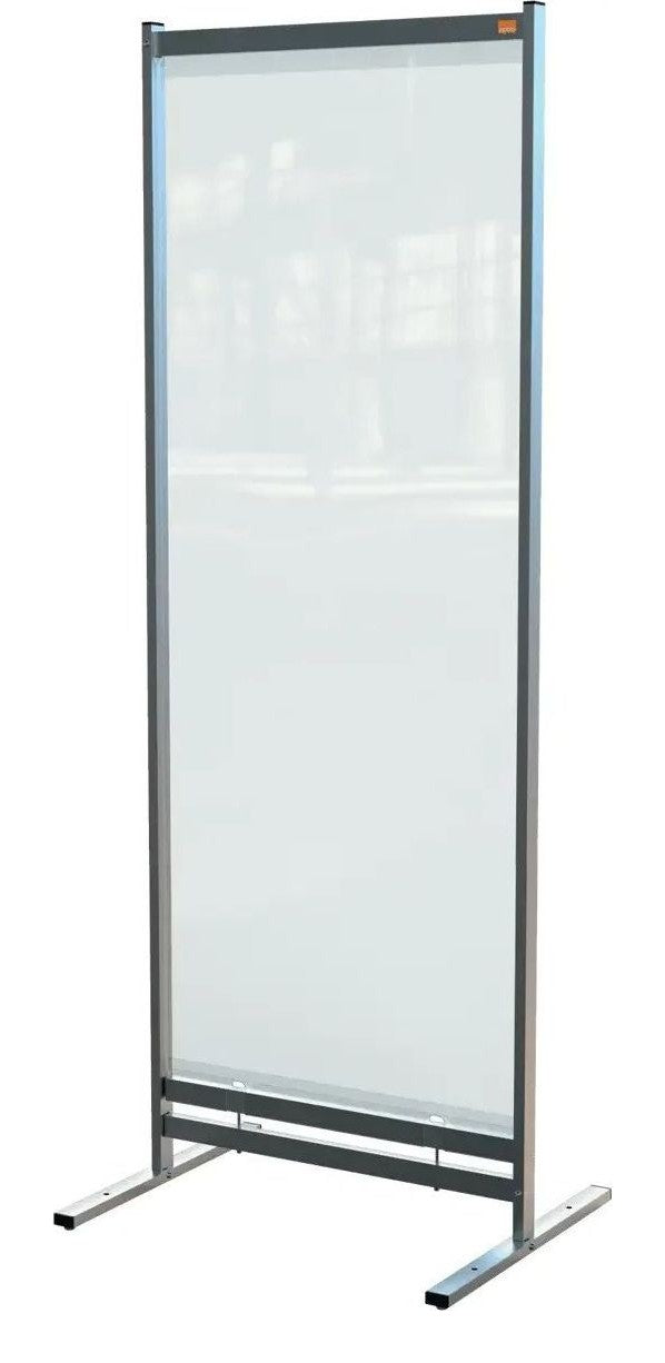 Nobo Premium Plus Clear PVC Free Standing Protective Room Divider Screen 780 x 2060mm, view 6