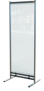 Nobo Premium Plus Clear PVC Free Standing Protective Room Divider Screen 780 x 2060mm, view 7