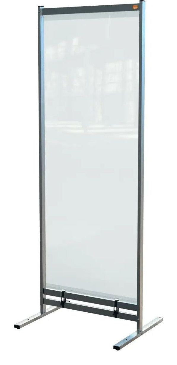 Nobo Premium Plus Clear PVC Free Standing Protective Room Divider Screen 780 x 2060mm, view 7