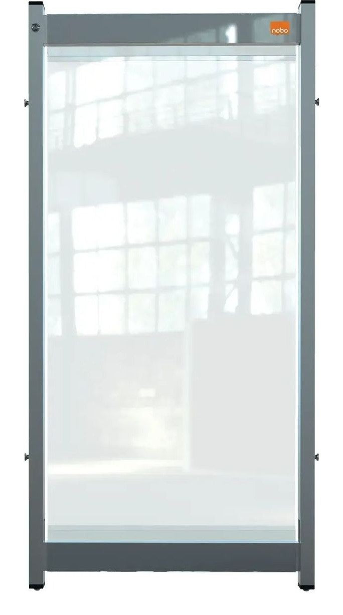 Nobo Premium Plus Clear PVC Modular Desk Divider Screen System