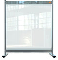 Nobo Premium Plus Clear PVC Protective Desk Divider Screen 770 x 860mm