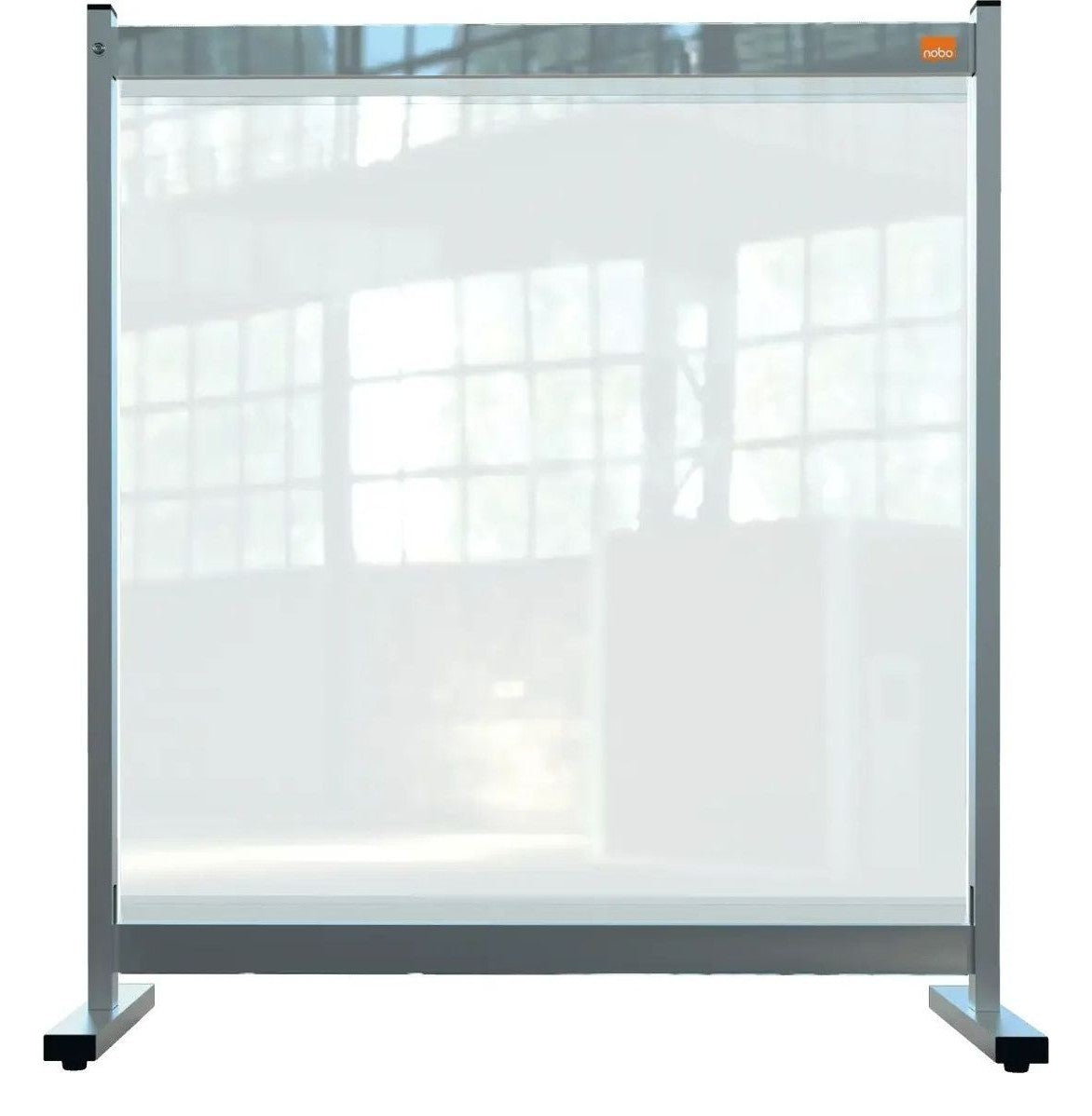 Nobo Premium Plus Clear PVC Protective Desk Divider Screen 770 x 860mm