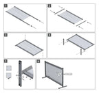Nobo Premium Plus Clear PVC Protective Desk Divider Screen 770 x 860mm, view 10