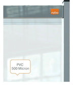 Nobo Premium Plus Clear PVC Protective Desk Divider Screen 770 x 860mm, view 9