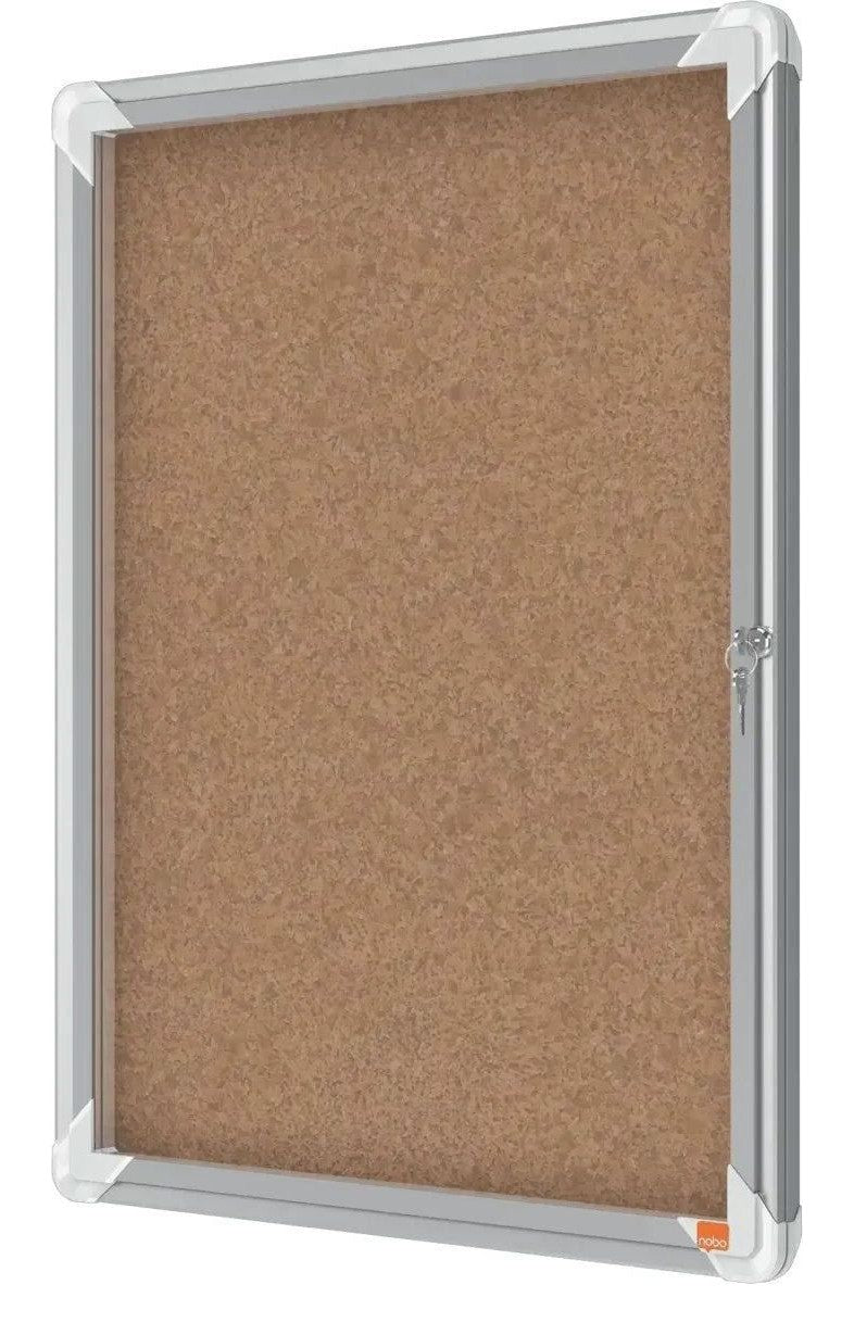 Nobo Premium Plus Indoor Cork Lockable Notice Board