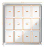 Nobo Premium Plus Indoor Magnetic Lockable Notice Board, view 15