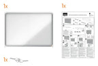 Nobo Premium Plus Indoor Magnetic Lockable Notice Board, view 19