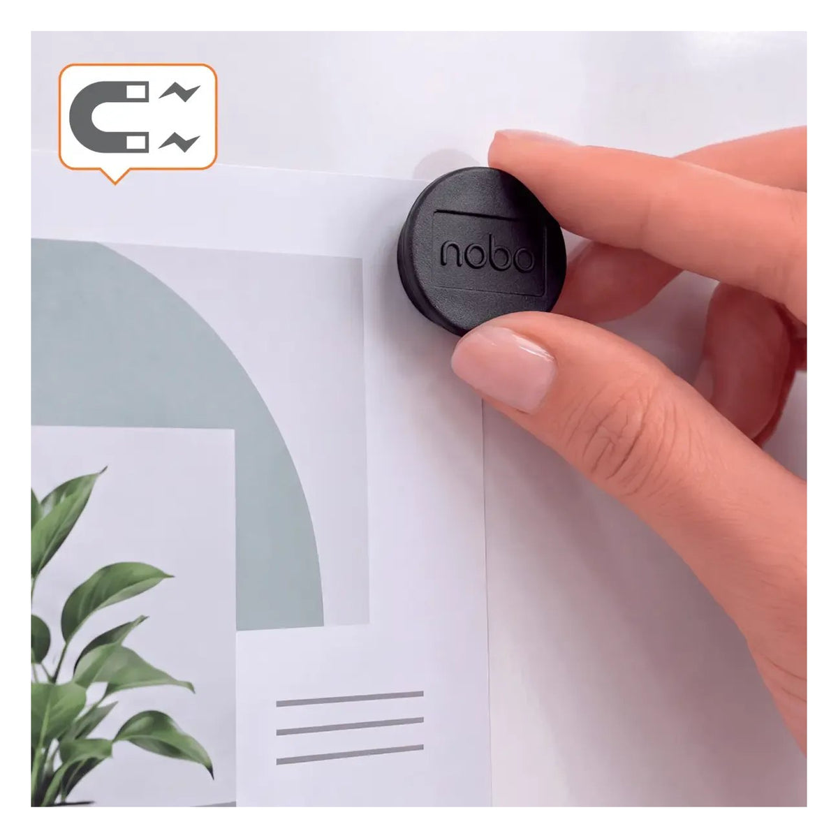 Nobo Premium Plus Indoor Magnetic Lockable Notice Board, view 9