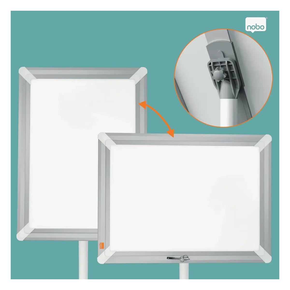 Nobo Premium Plus Lockable Display Stand, view 16