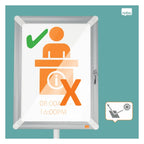 Nobo Premium Plus Lockable Display Stand, view 17