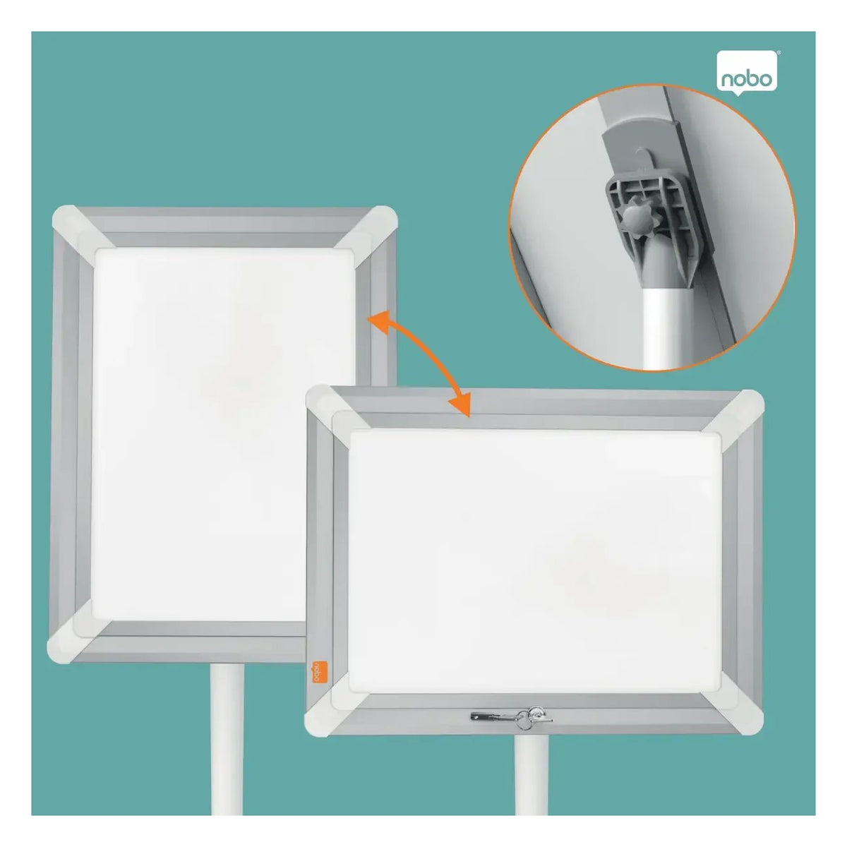 Nobo Premium Plus Lockable Display Stand, view 7