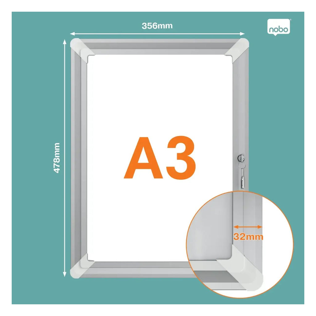 Nobo Premium Plus Lockable Poster Frame, view 14