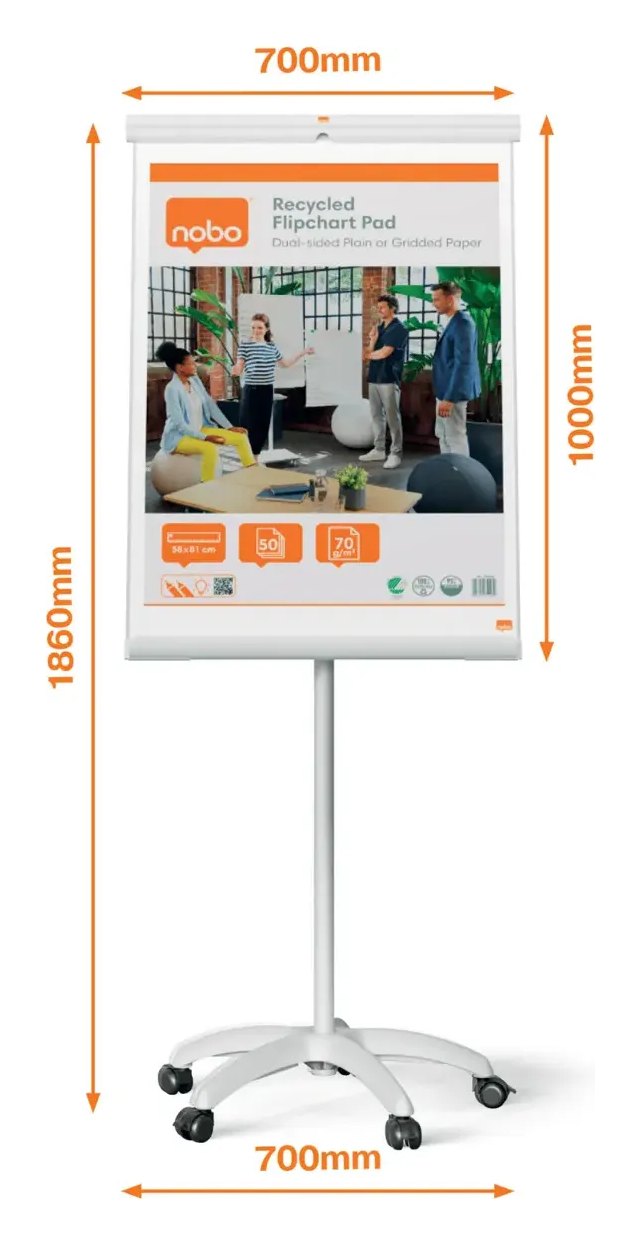 Nobo Premium Plus Mobile Steel Magnetic Whiteboard Easel, view 5