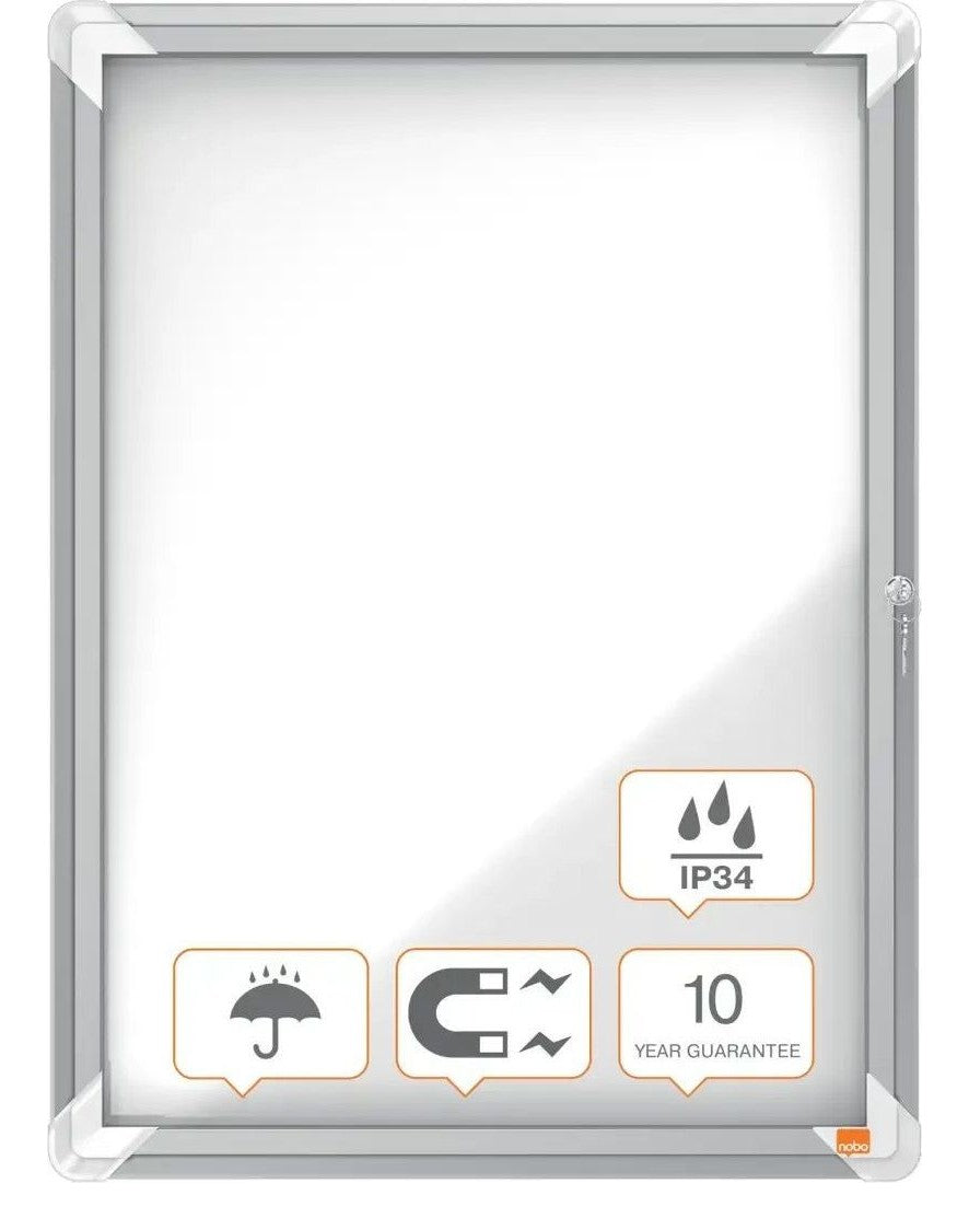 Nobo Premium Plus Outdoor Magnetic Lockable Notice Board, view 6