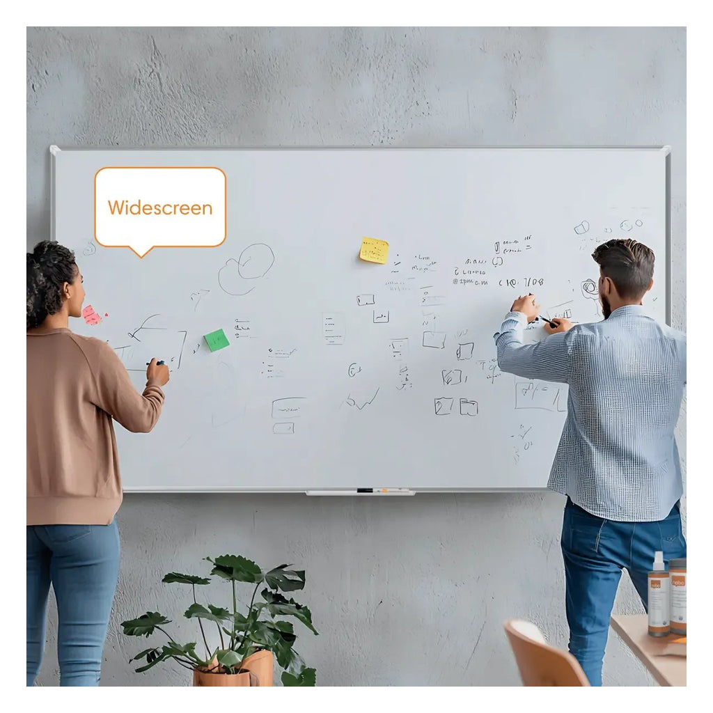 Nobo Premium Plus Widescreen Enamel Magnetic Whiteboard 1880 x 1060mm, view 5