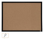 Nobo Small Cork Notice Board with Black Frame 585 x 430mm, view 3