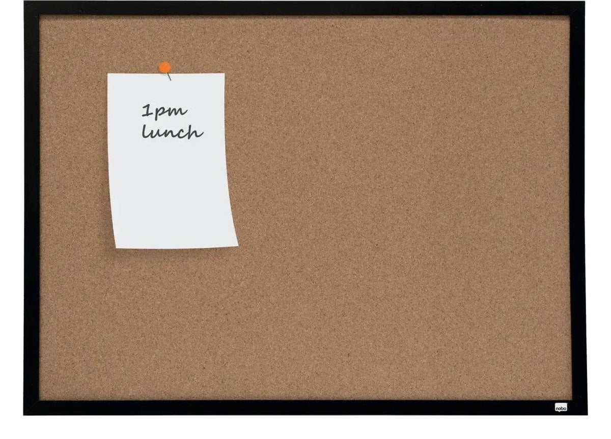 Nobo Small Cork Notice Board with Black Frame 585 x 430mm, view 5