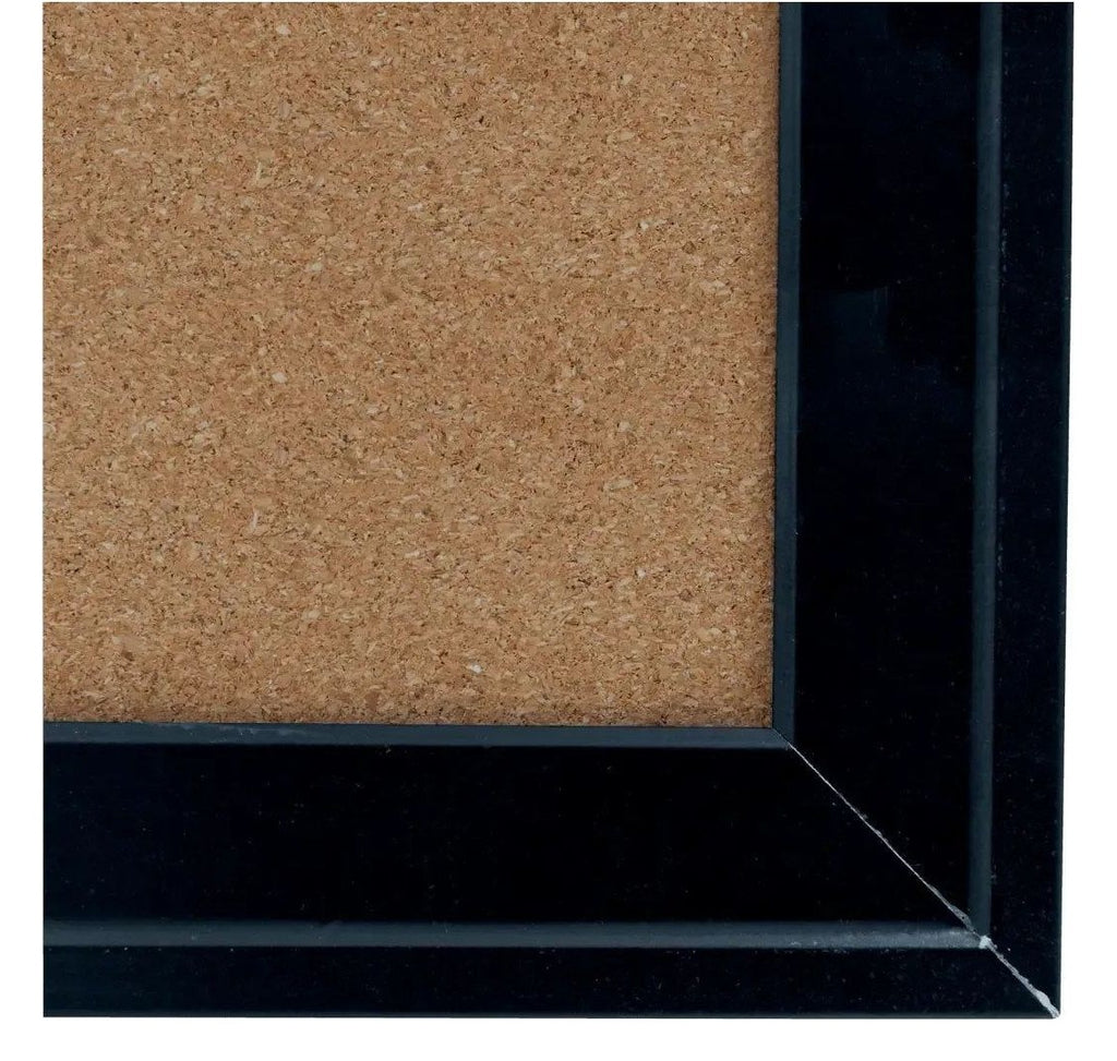 Nobo Small Cork Notice Board with Contemporary Black Frame 585 x 430mm, view 4