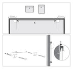 Nobo Small Cork Notice Board with Contemporary Black Frame 585 x 430mm, view 6