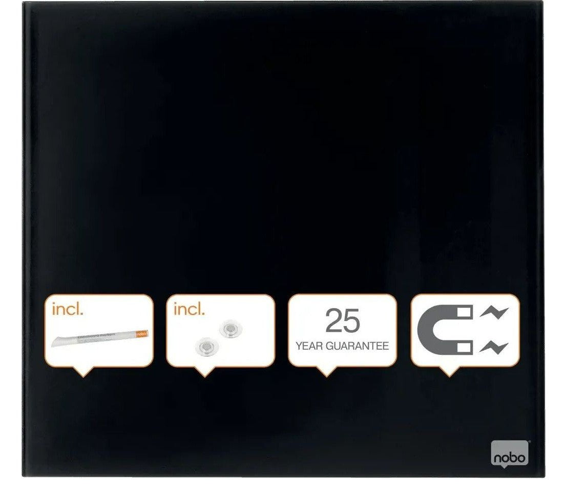 Nobo Small Magnetic Glass Whiteboard Tile, view 6