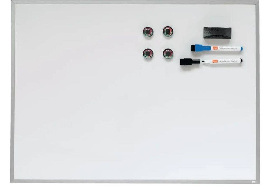 Nobo Small Magnetic Whiteboard Aluminium Frame 585 x 430mm, view 2
