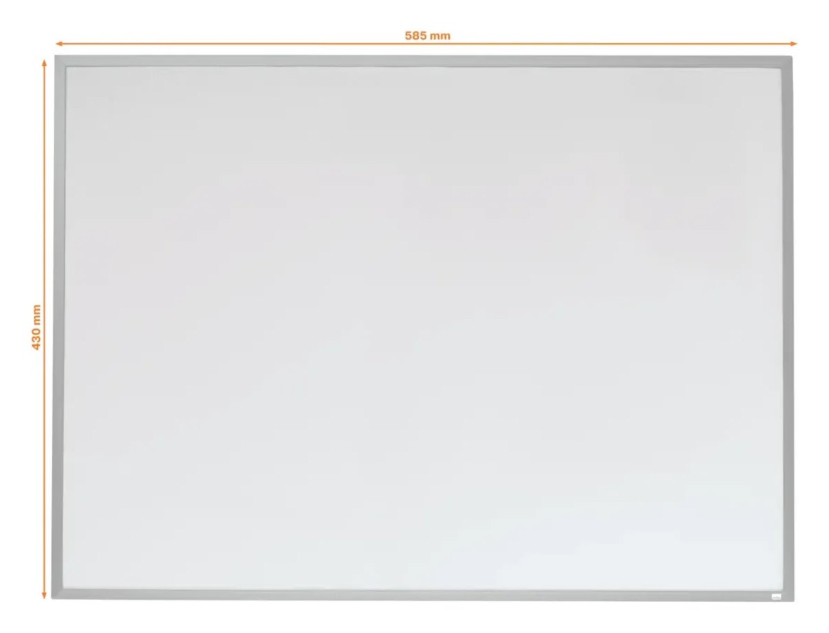 Nobo Small Magnetic Whiteboard Aluminium Frame 585 x 430mm, view 3