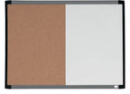 Nobo Small Magnetic Whiteboard and Cork Notice Board 585 x 430mm, view 2
