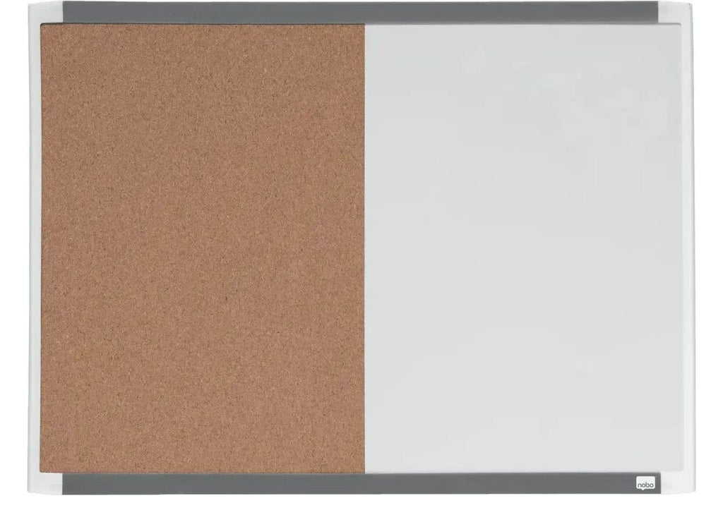 Nobo Small Magnetic Whiteboard and Cork Notice Board 585 x 430mm, view 3
