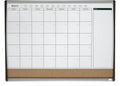 Nobo Small Magnetic Whiteboard Planner with Cork Notice Board 585 x 430mm