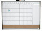 Nobo Small Magnetic Whiteboard Planner with Cork Notice Board 585 x 430mm, view 2