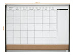Nobo Small Magnetic Whiteboard Planner with Cork Notice Board 585 x 430mm, view 3