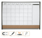 Nobo Small Magnetic Whiteboard Planner with Cork Notice Board 585 x 430mm, view 4