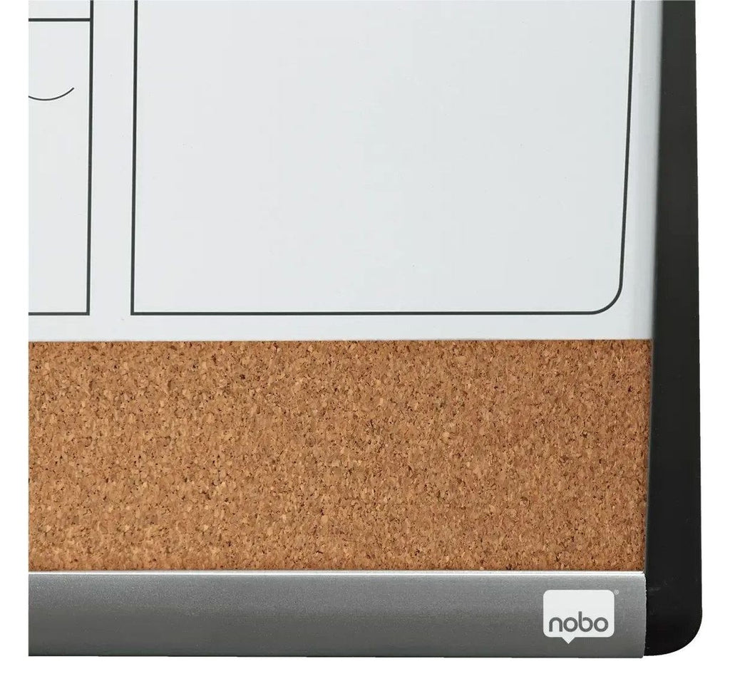 Nobo Small Magnetic Whiteboard Planner with Cork Notice Board 585 x 430mm, view 5