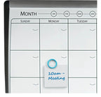 Nobo Small Magnetic Whiteboard Planner with Cork Notice Board 585 x 430mm, view 8