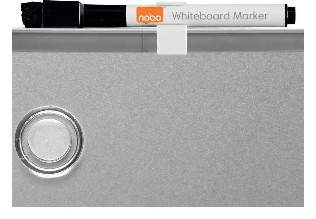 Nobo Small Magnetic Whiteboard Slim Silver Frame 580 x 430mm, view 5