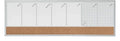 Nobo Small Magnetic Whiteboard Weekly Planner 585 x 190mm