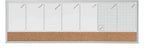 Nobo Small Magnetic Whiteboard Weekly Planner 585 x 190mm