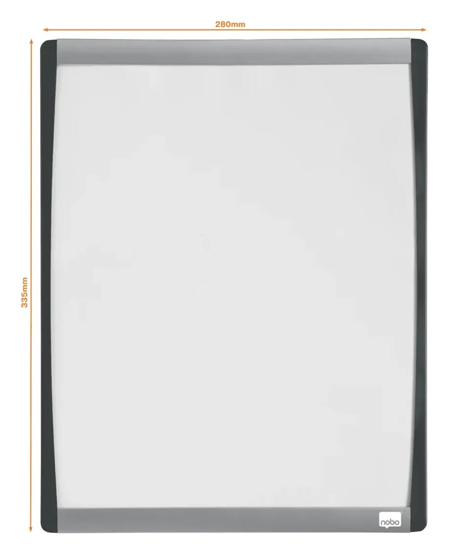 Nobo Small Magnetic Whiteboard with Arched Frame, view 4