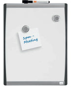Nobo Small Magnetic Whiteboard with Arched Frame, view 7