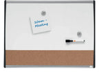 Nobo Small Magnetic Whiteboard with Cork Notice Board 585 x 430mm, view 6