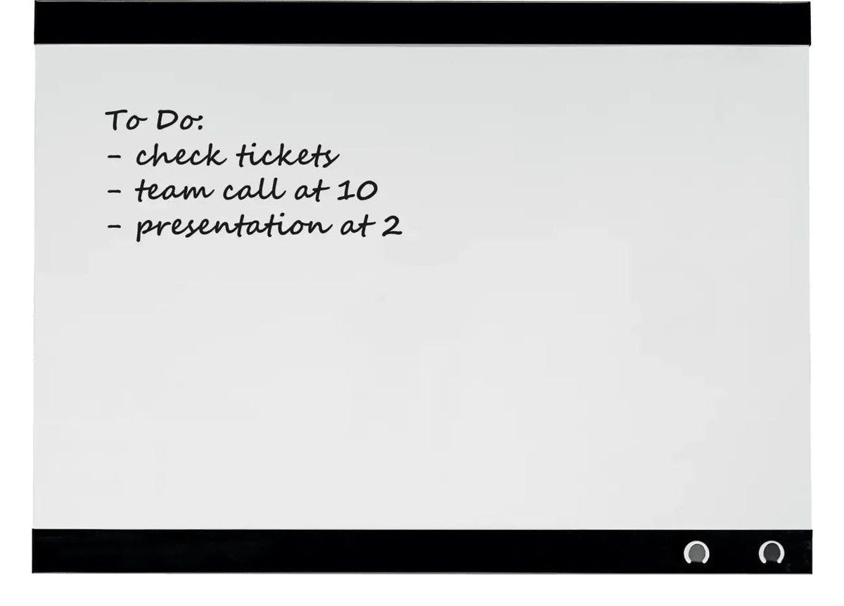 Nobo Small Magnetic Whiteboard with Note Clip 430 x 580mm, view 7