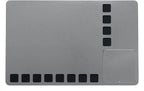 Nobo Small Magnetic Whiteboard with Pin Board Squares 610 x 390mm