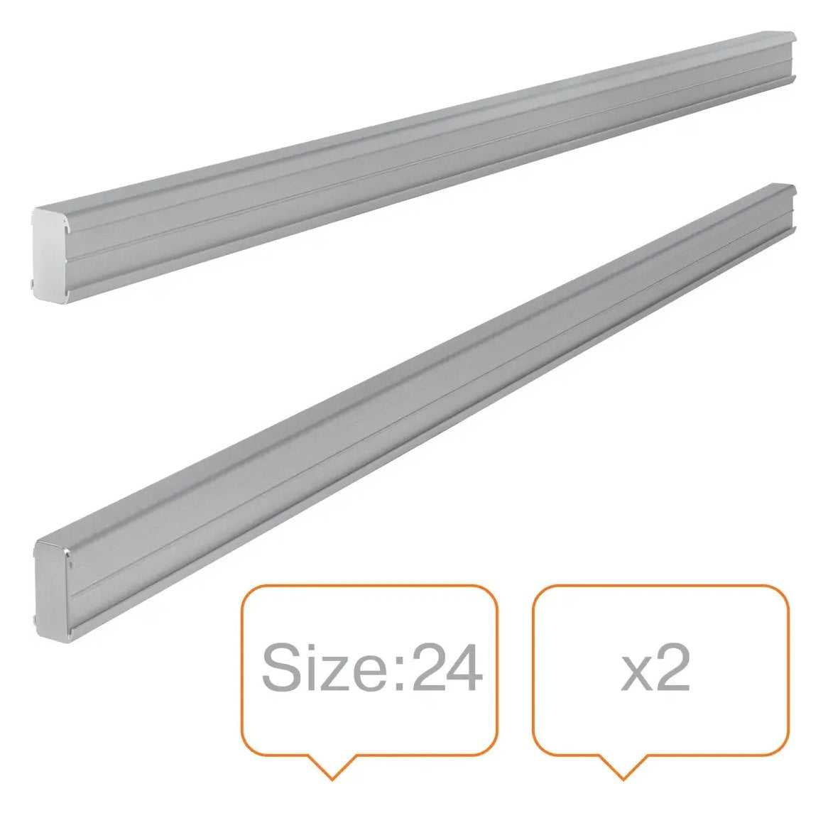 Nobo T-Card Support Rails, view 6