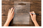 Nobo Transparent Acrylic Mini Portable Whiteboard Desktop Notepad A4, view 2